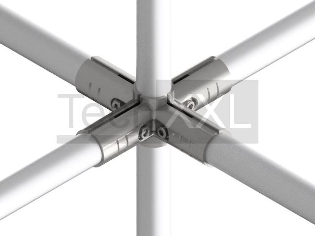 Basis connector D28, 4-sided, moeilijk