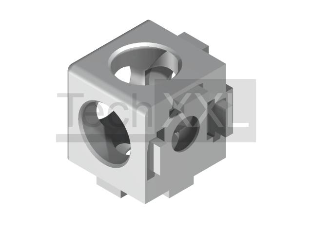 Kubus connector 6 20x20 3D compatibel met Bosch 3842523872