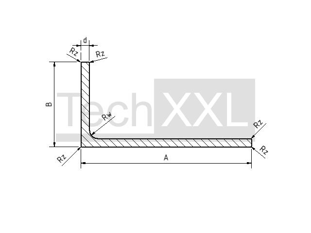 Hoekbeugel profiel 100x100x6 Rw/Rz5/0,5 wie HH300WP78
