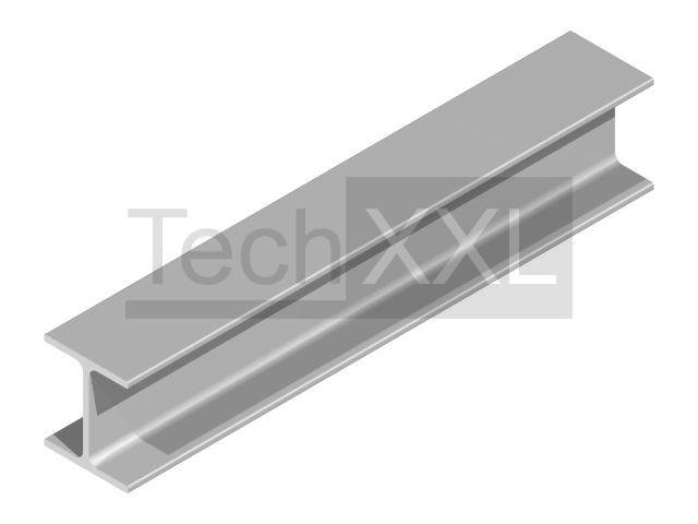 H profiel 88x160 d1/d2 6,5/5 Rw/Rz8/1,5