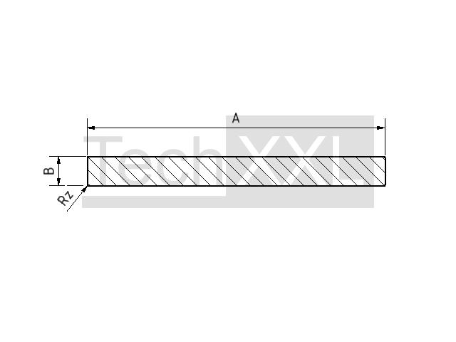 Vlak profiel 50x6 Rz2 wie HH300FP506R2