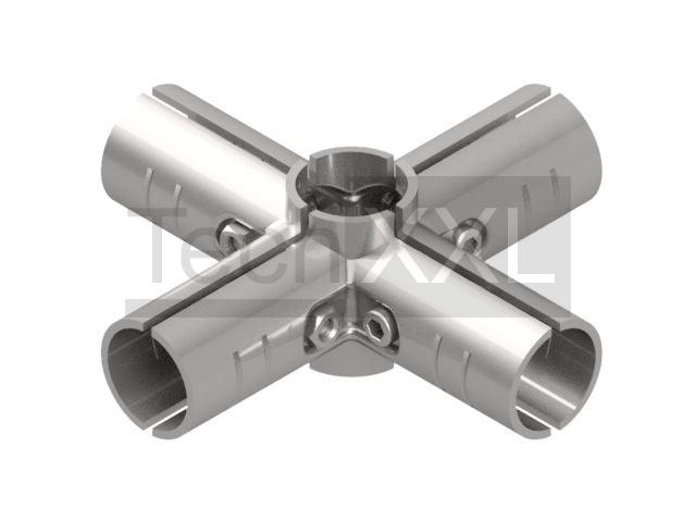 Basis connector D28, 4-sided, moeilijk compatibel met Bosch DF-5N-V2